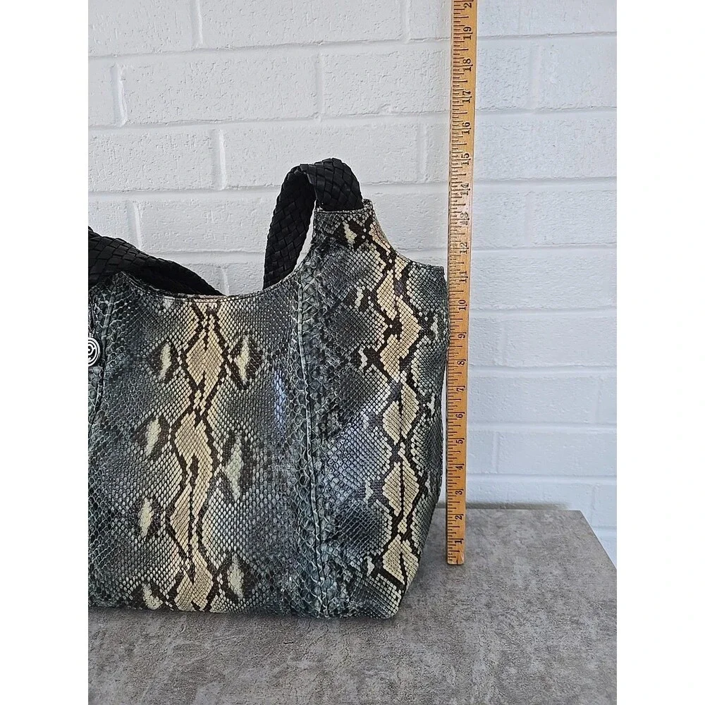 Cashhimi snakeskin shoulder